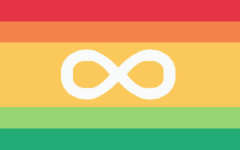 Autism flag by Nurodivergent Elephant